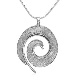 Spiral vedhæng i sølv