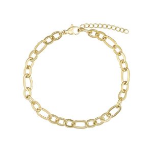 Armbånd i forgyldt stål