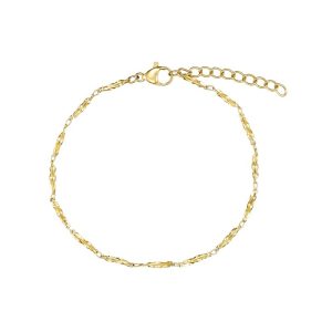 Armbånd i forgyldt stål