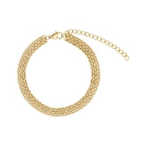 Murstens armbånd i forgyldt stål, 14 karat forgyldning