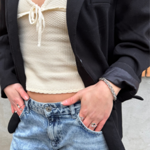 Armbånd i stål Chunky
